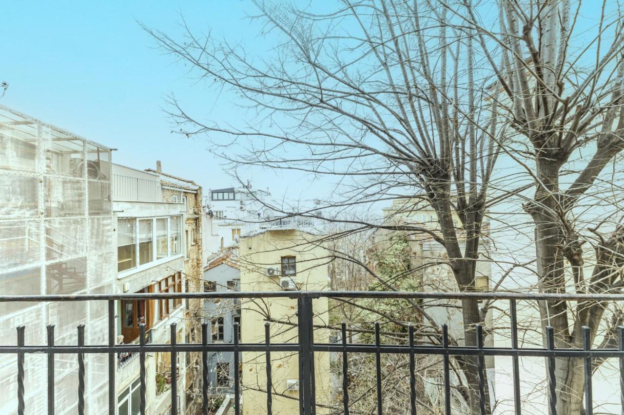 Flat With Balcony And Bosphorus View In Beyoglu Appartement Istanboel Buitenkant foto